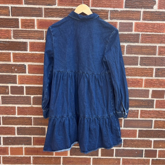 Paris Atelier & Other Stories Long Sleeve Jean Dress - Picture 5 of 6